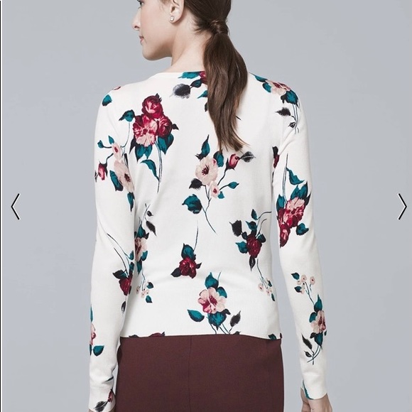 WHBM snap cardigan GUC some pilling - M - Picture 2 of 5